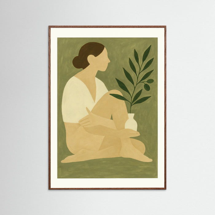 Oak Dark Olive Calm