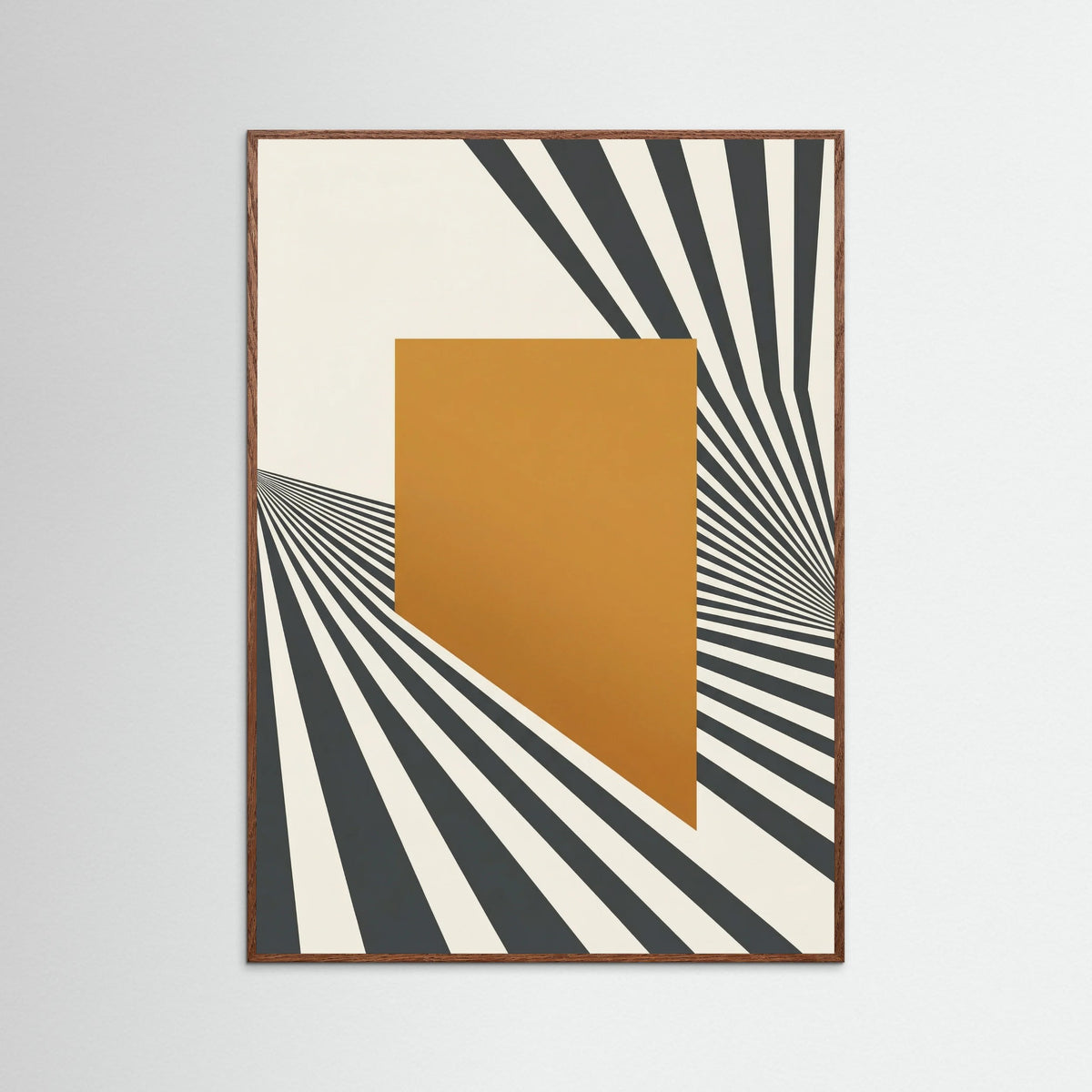 Oak Dark Orange Orbit