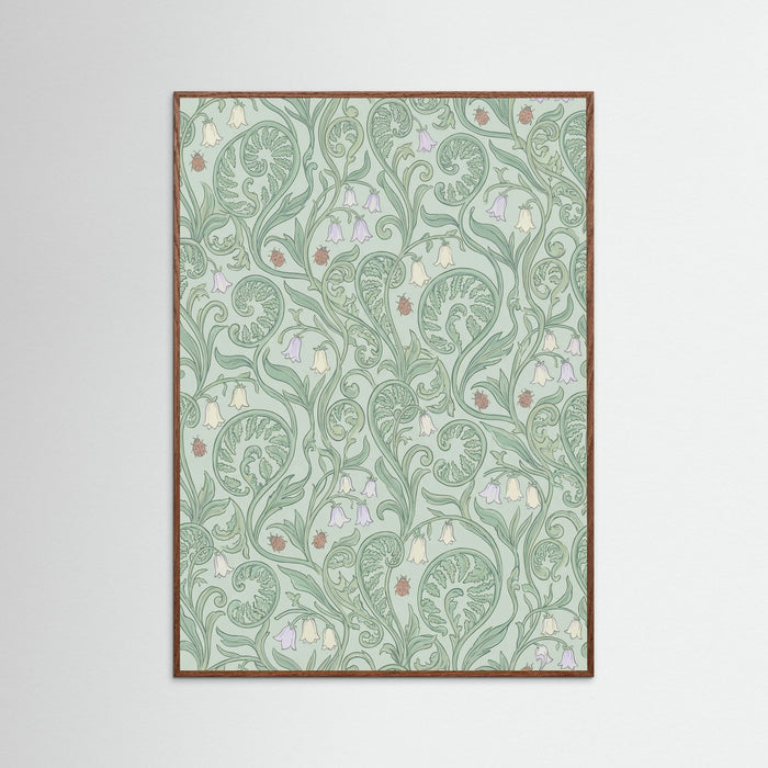 Oak Dark Organic Botanical Tapestry