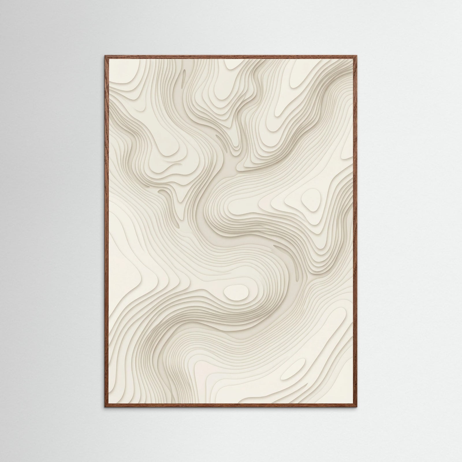 Oak Dark Organic Contours