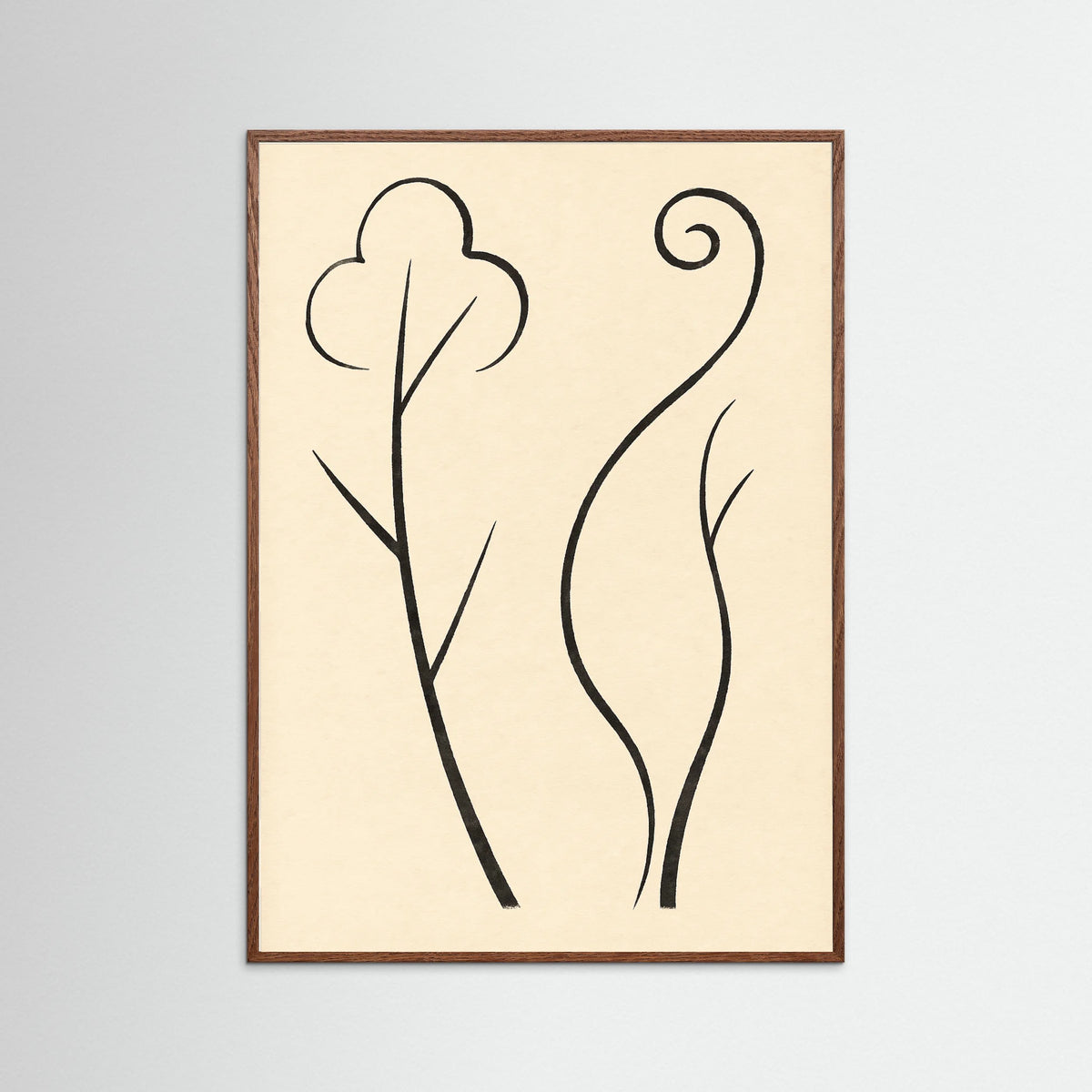 Oak Dark Organic Curves