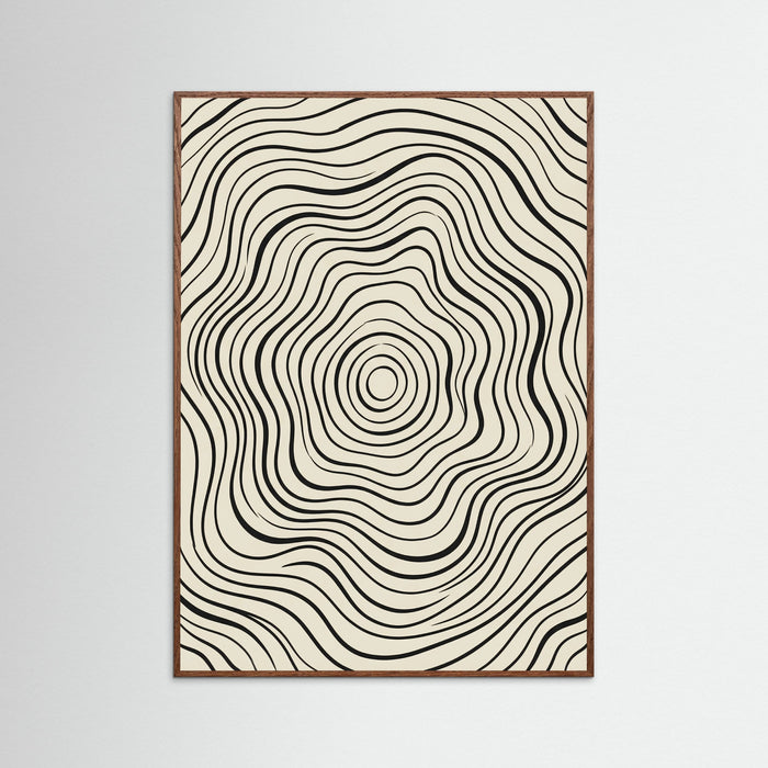 Oak Dark Organic Flow Black