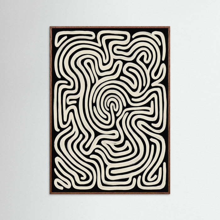 Oak Dark Organic Flow Black