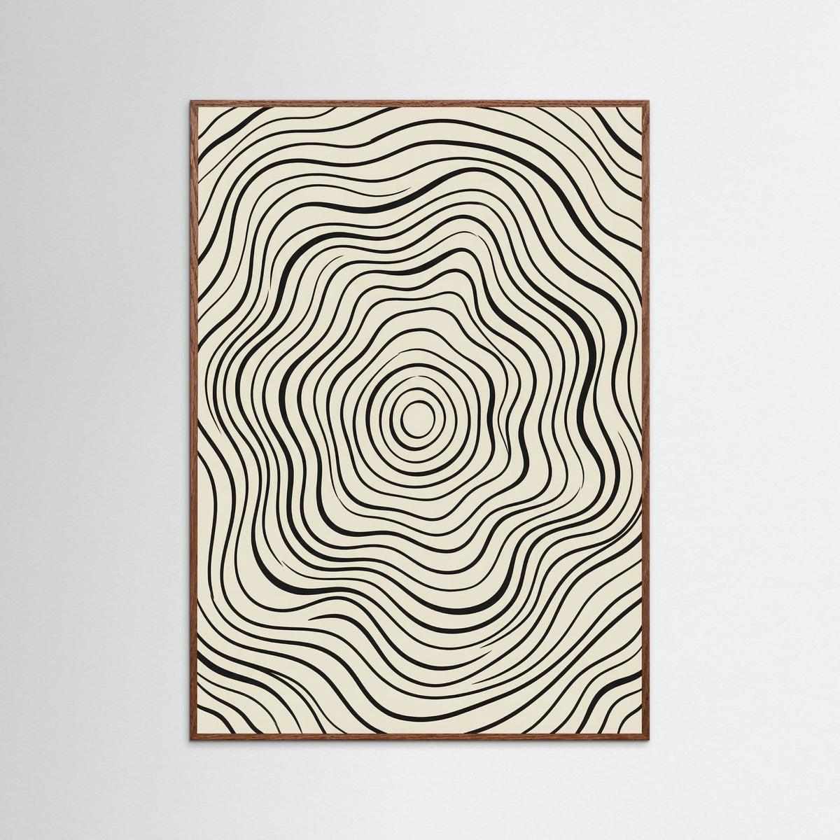 Oak Dark Organic Flow Black