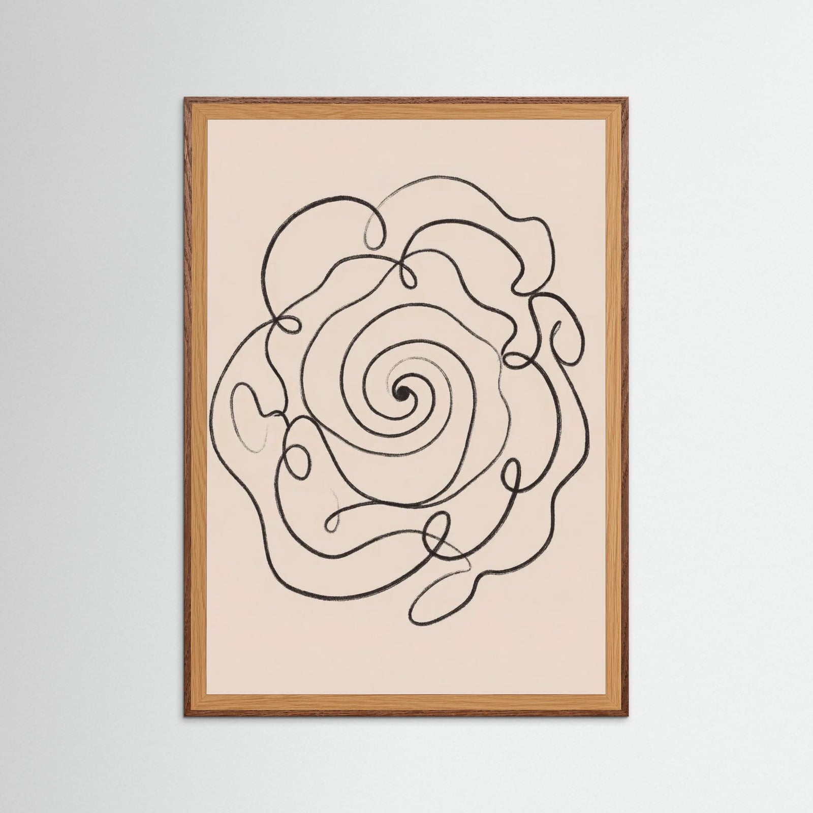 Oak Dark Organic Flow Black