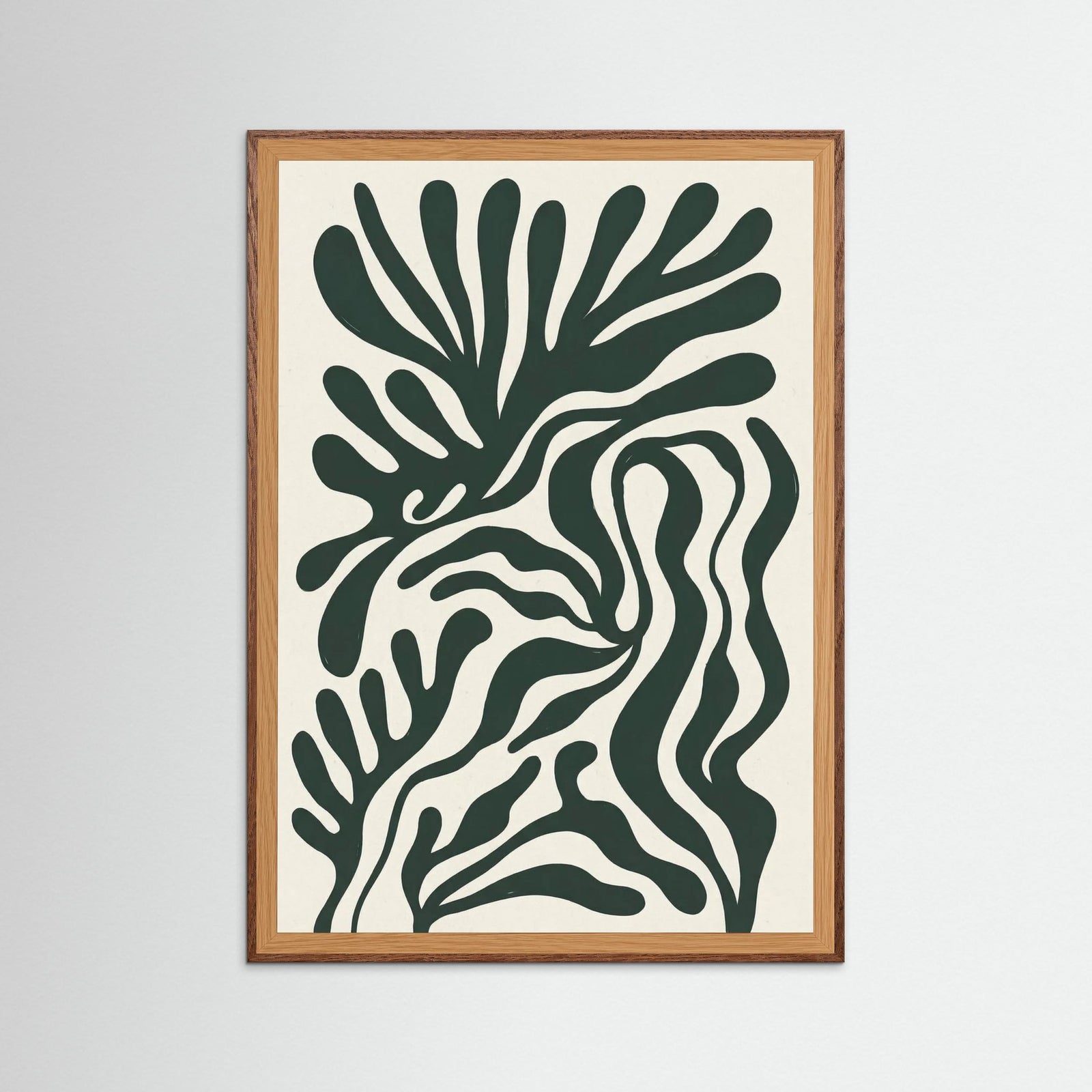 Oak Dark Organic Flow Green