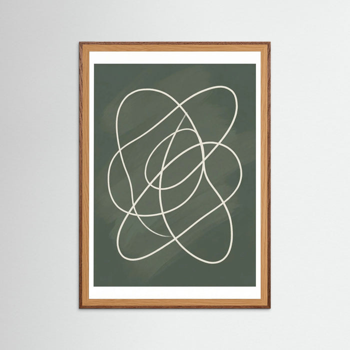 Oak Dark Organic Flow Green