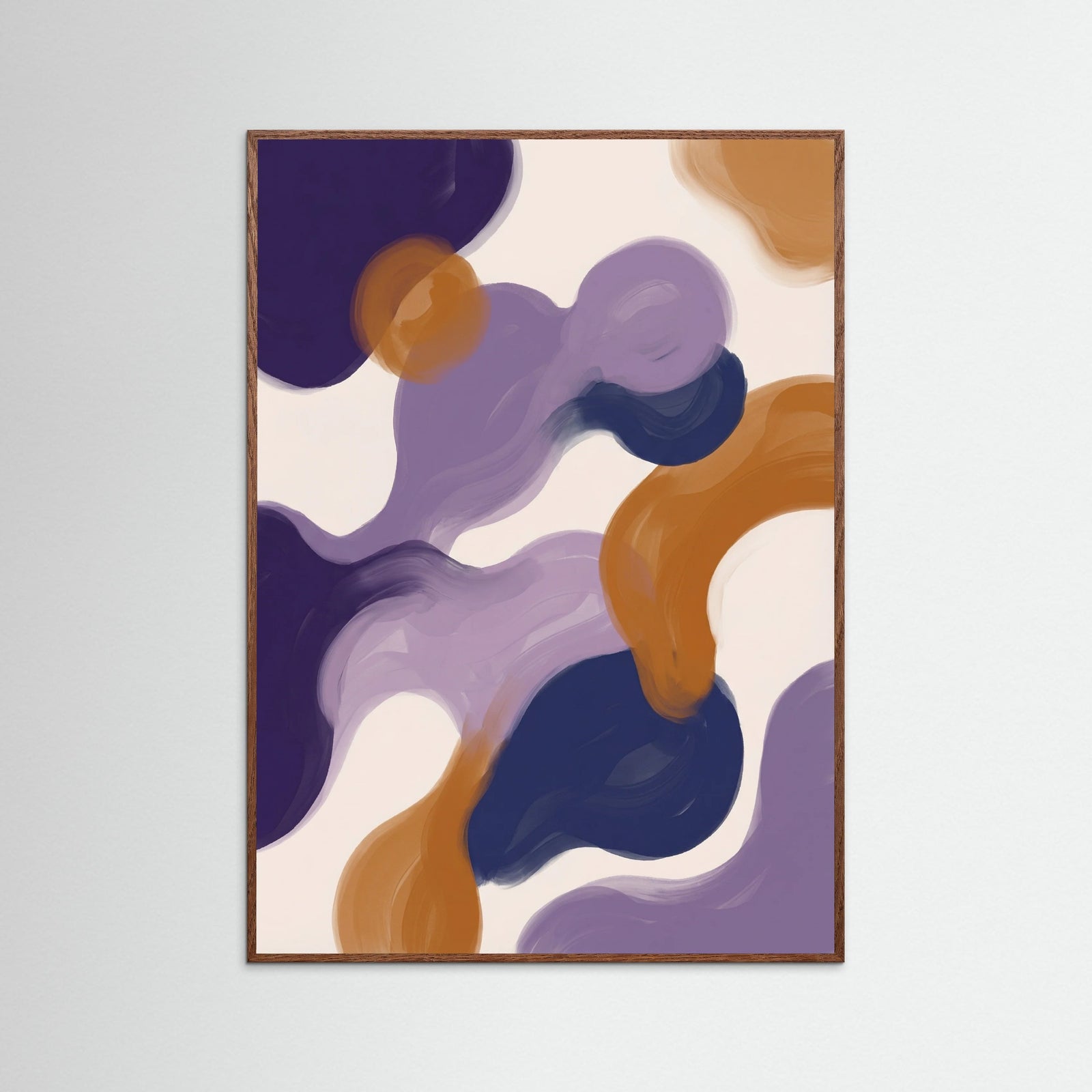 Oak Dark Organic Forms