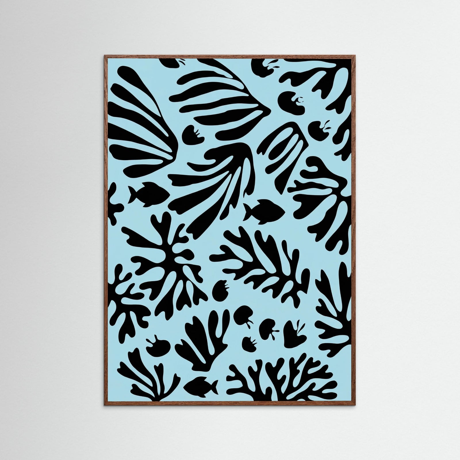 Oak Dark Organic Forms