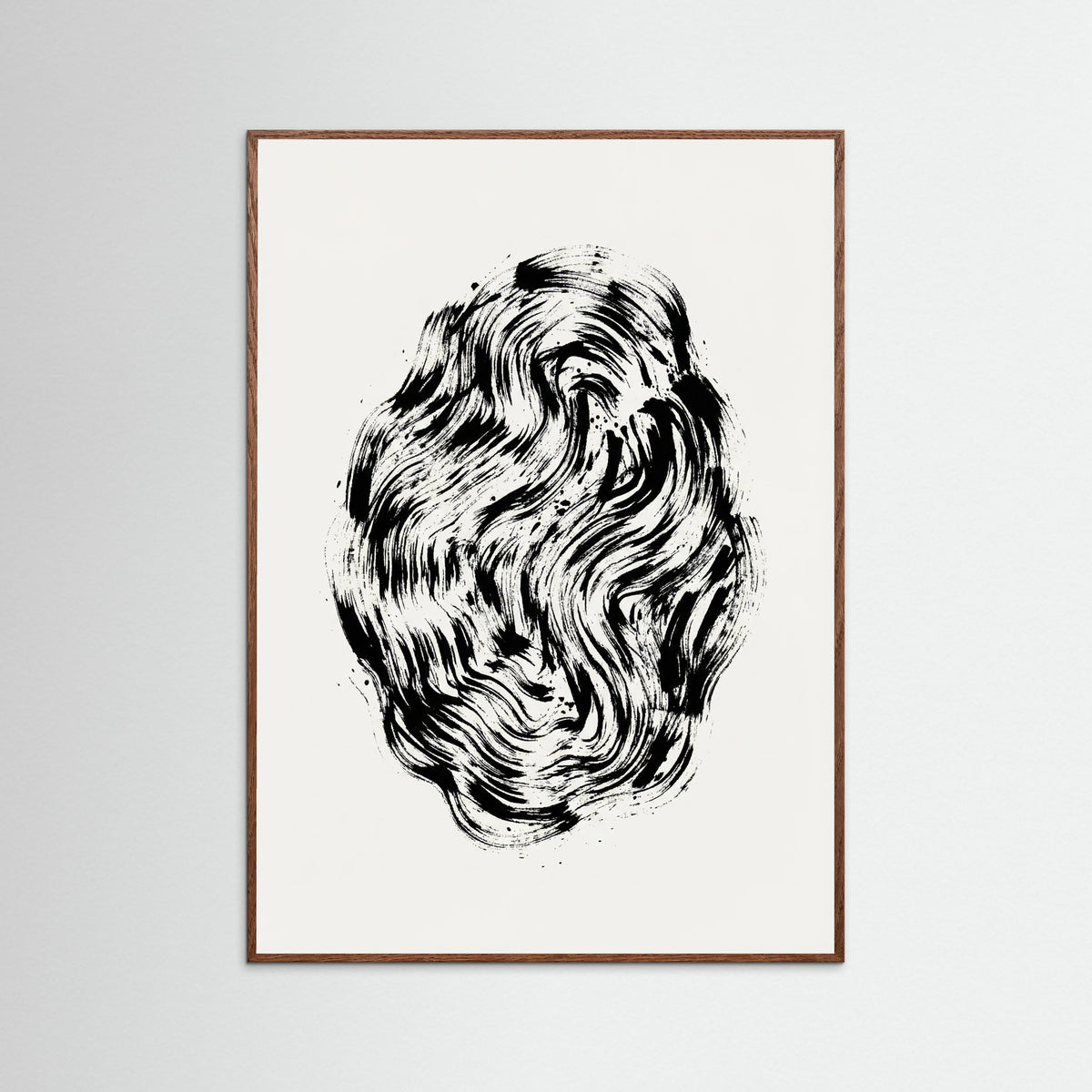 Oak Dark Organic Strokes