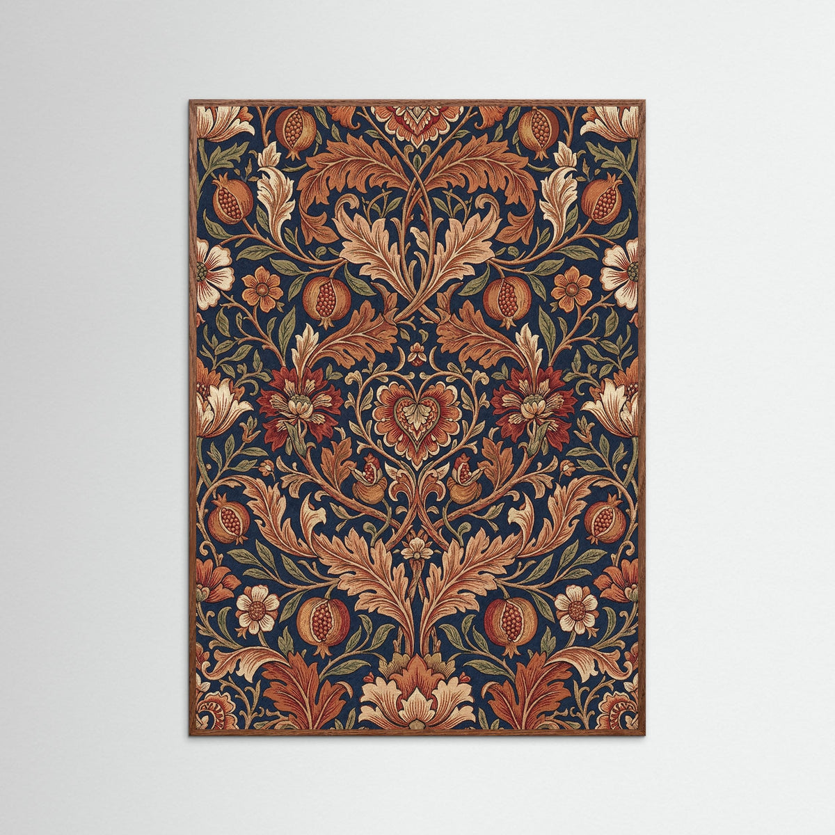 Oak Dark Ornate Foliage