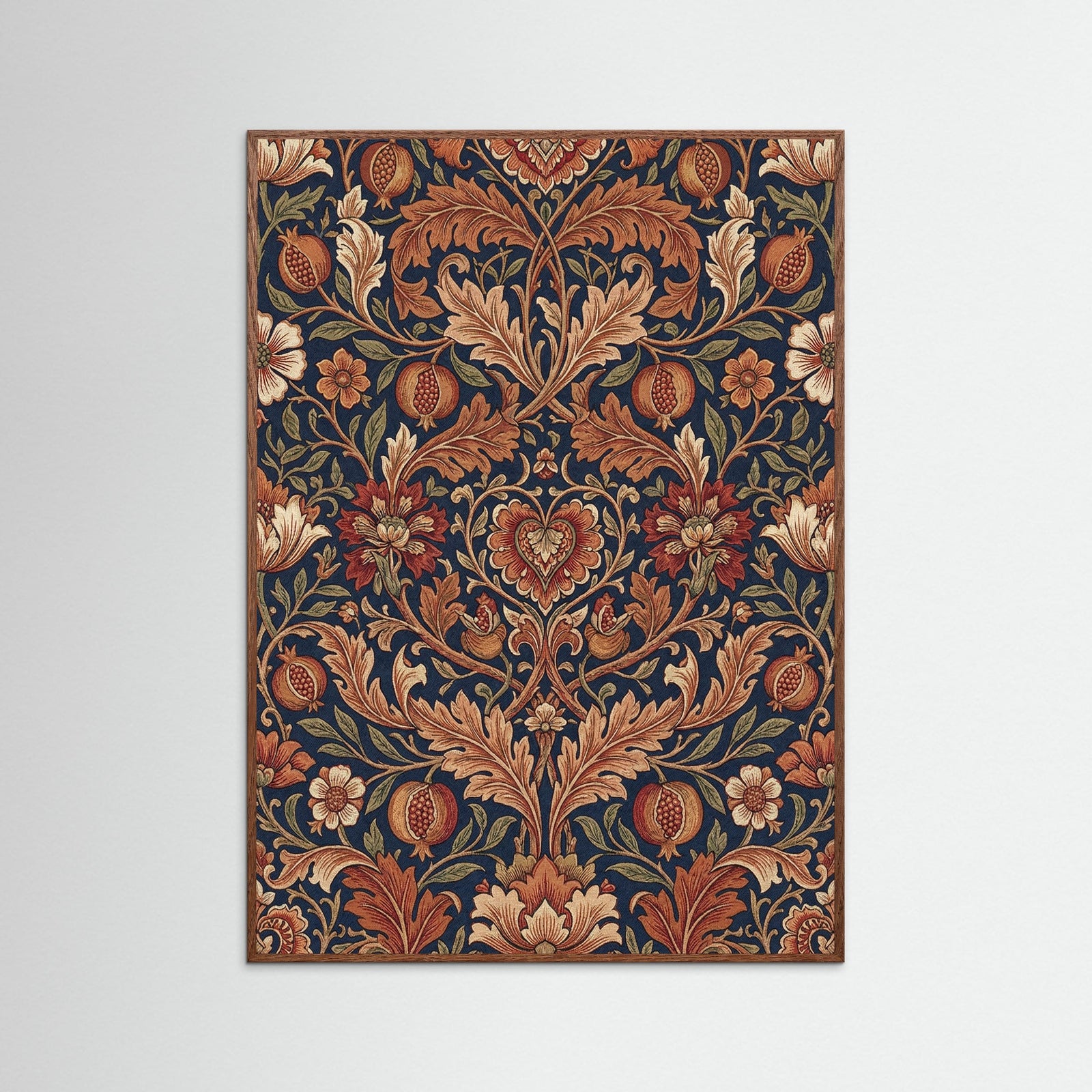 Oak Dark Ornate Foliage