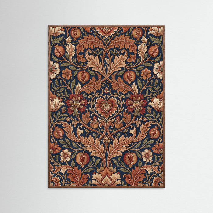 Oak Dark Ornate Foliage