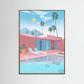 Oak Dark PALM SPRINGS Poster