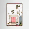 Palm Springs Pink Door Poster – poster and art print