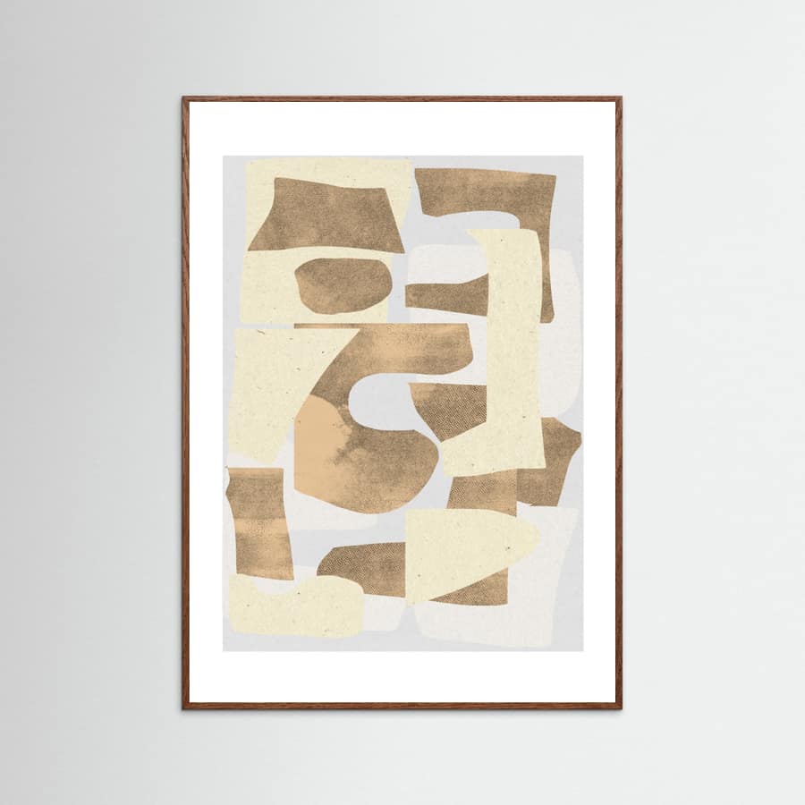 Paper Collage No.4 Poster – plakat og kunsttryk