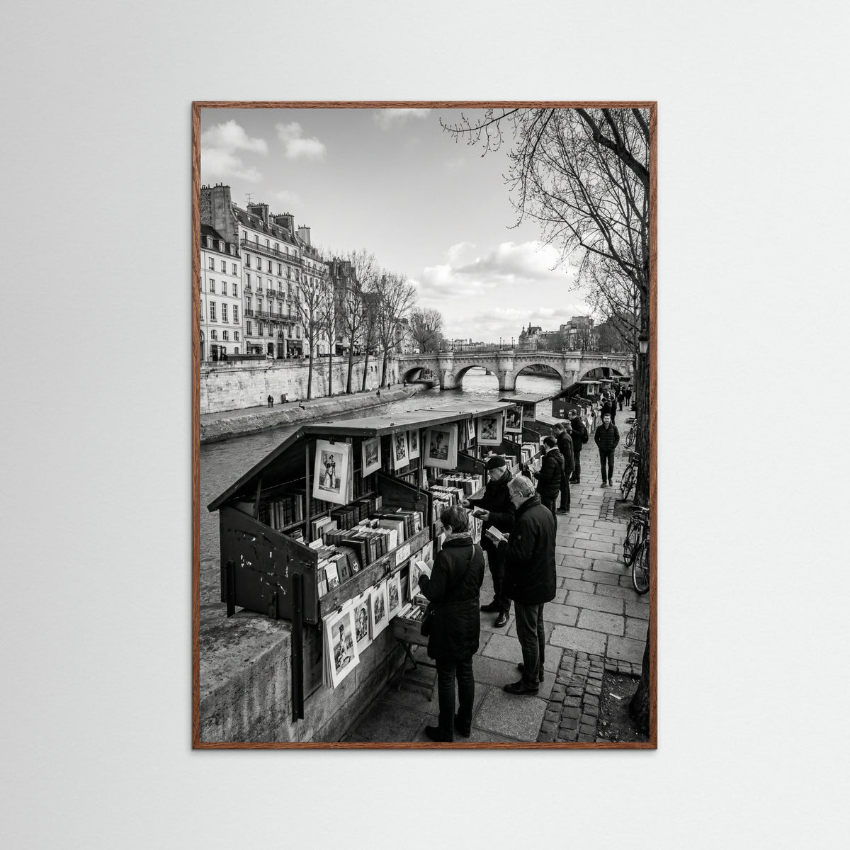 Oak Dark Parisian Cafe Corner