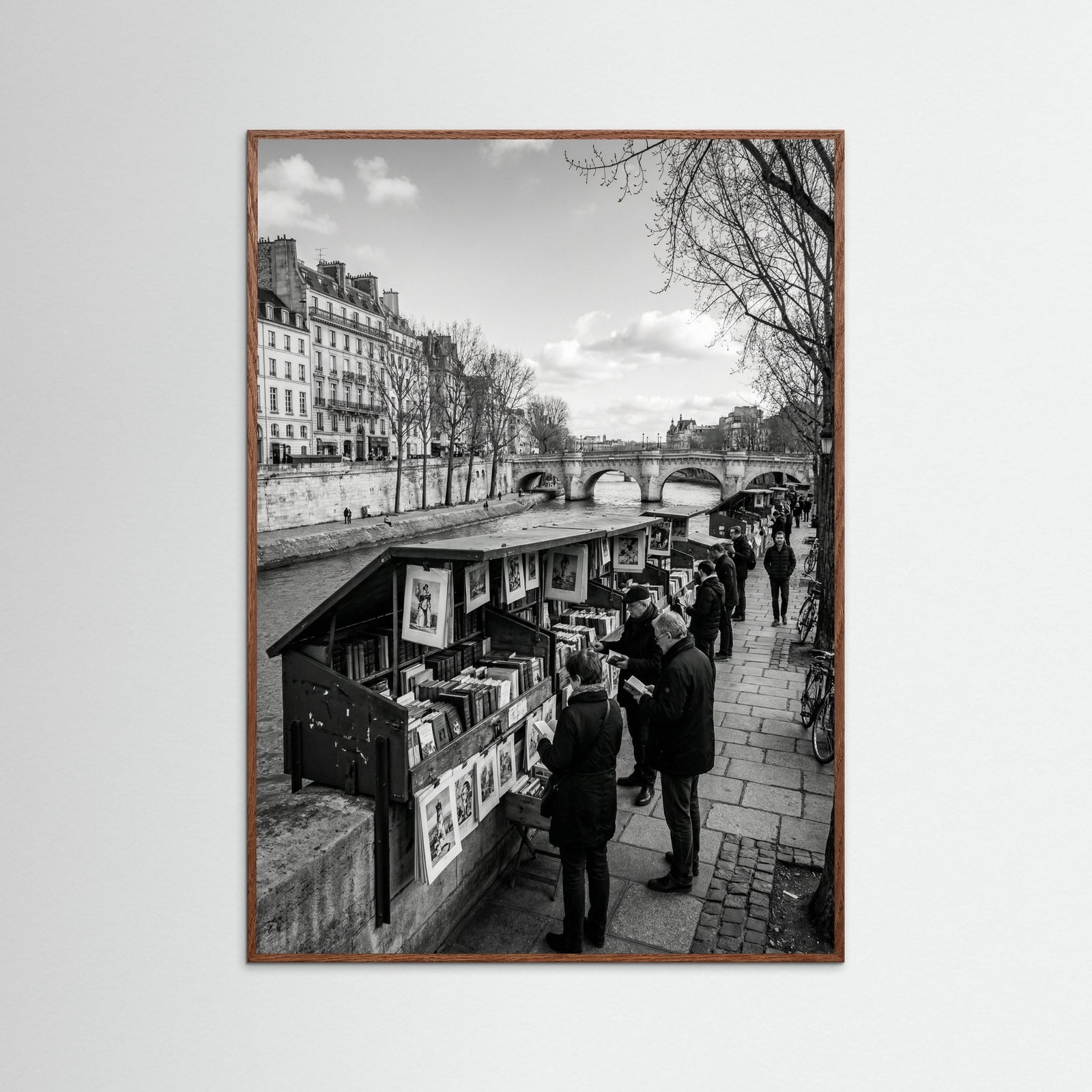 Oak Dark Parisian Cafe Corner