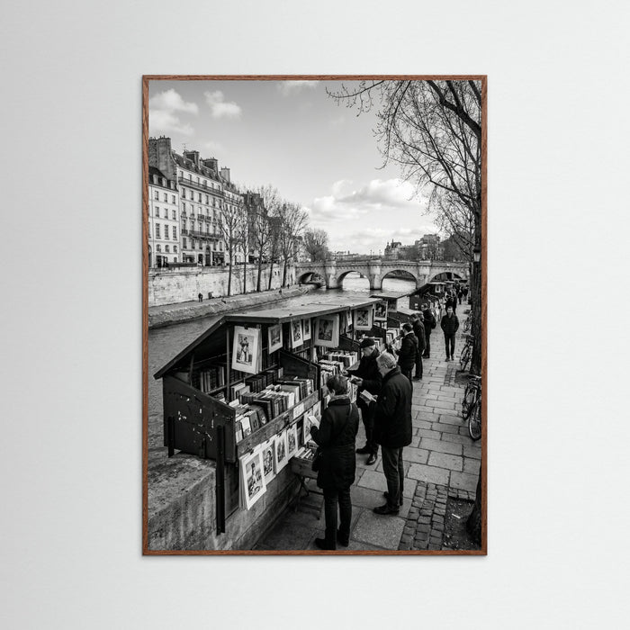 Oak Dark Parisian Cafe Corner