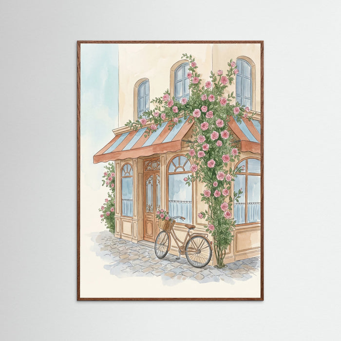 Oak Dark Parisian Rose Building