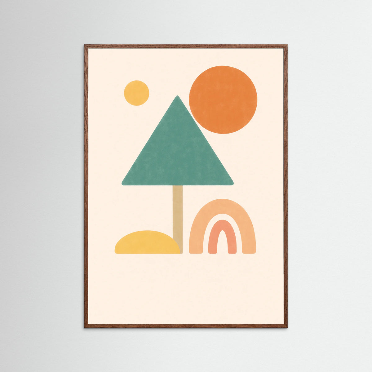 Oak Dark Pastel Arcade