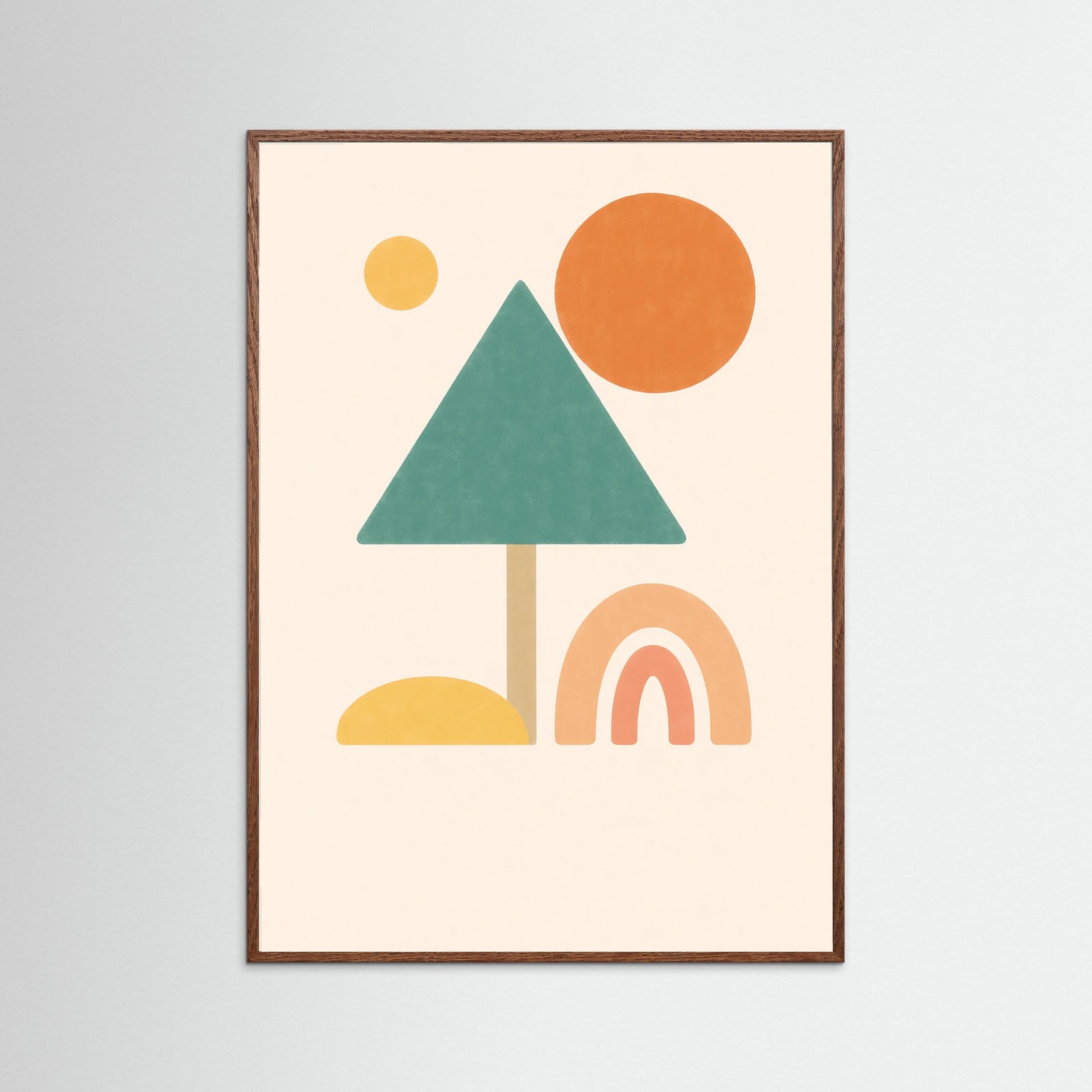 Oak Dark Pastel Arcade