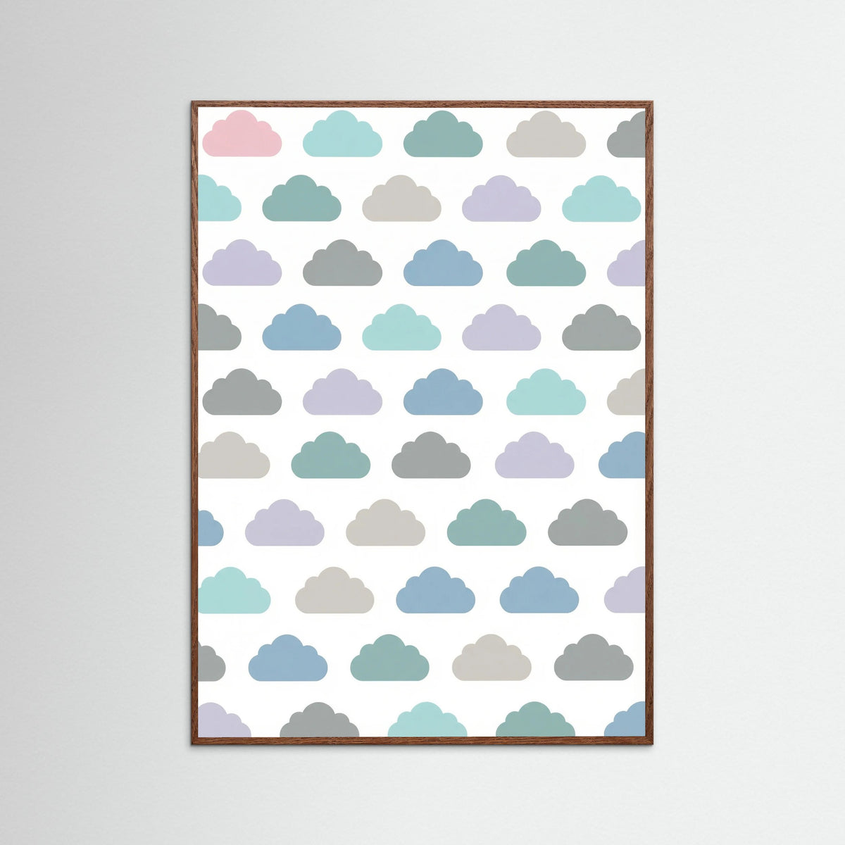 Oak Dark Pastel Rainfall