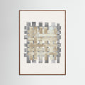 Oak Dark Pattern on Pattern No.2 Poster