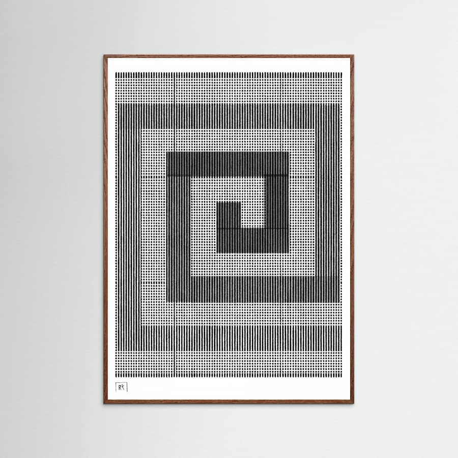 Patterns Fabric Inspired 2b Poster – poster en kunstdruk