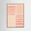 Peach Stripes Poster – Poster und Kunstdruck