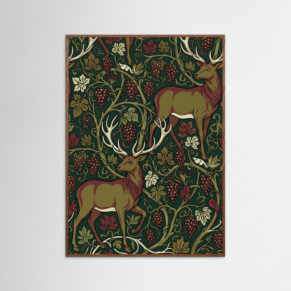 Oak Dark Peacock Dragon Tapestry