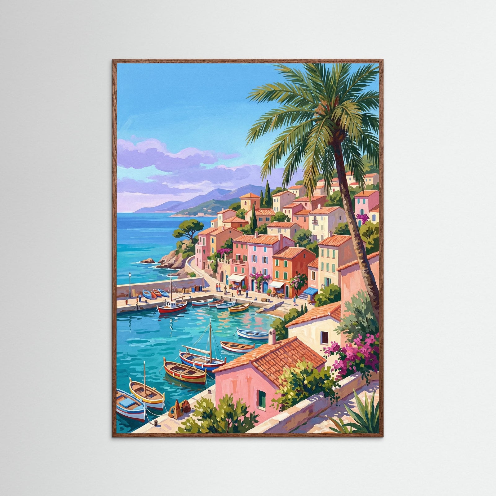 Oak Dark Pink Alley Sunshine