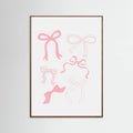 Pink Bows Poster – plakat og kunsttryk