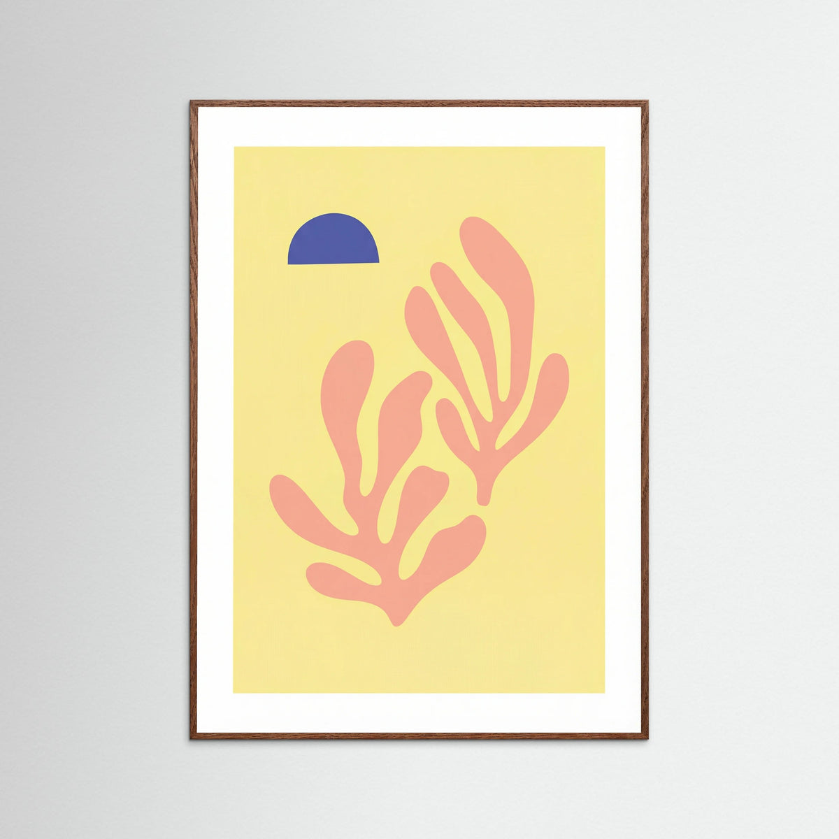 Oak Dark Pink Coral Bloom