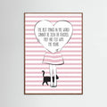 Pink Heart Poster – Poster und Kunstdruck