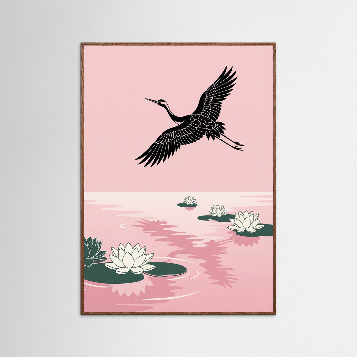 Oak Dark Pink Sky Flight