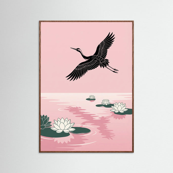 Oak Dark Pink Sky Flight
