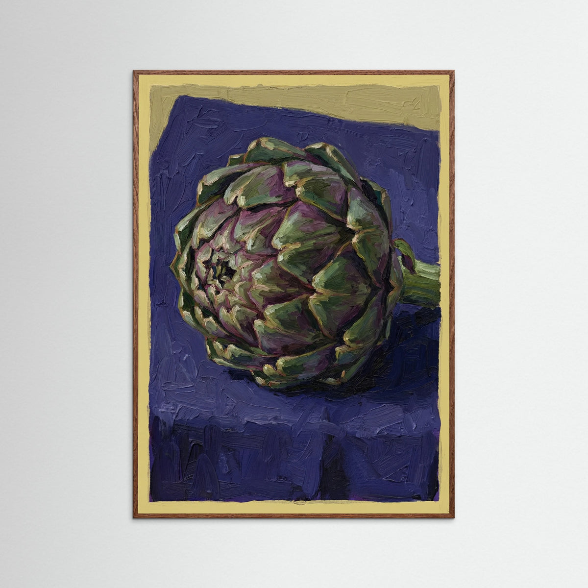 Oak Dark Platter of Sardines