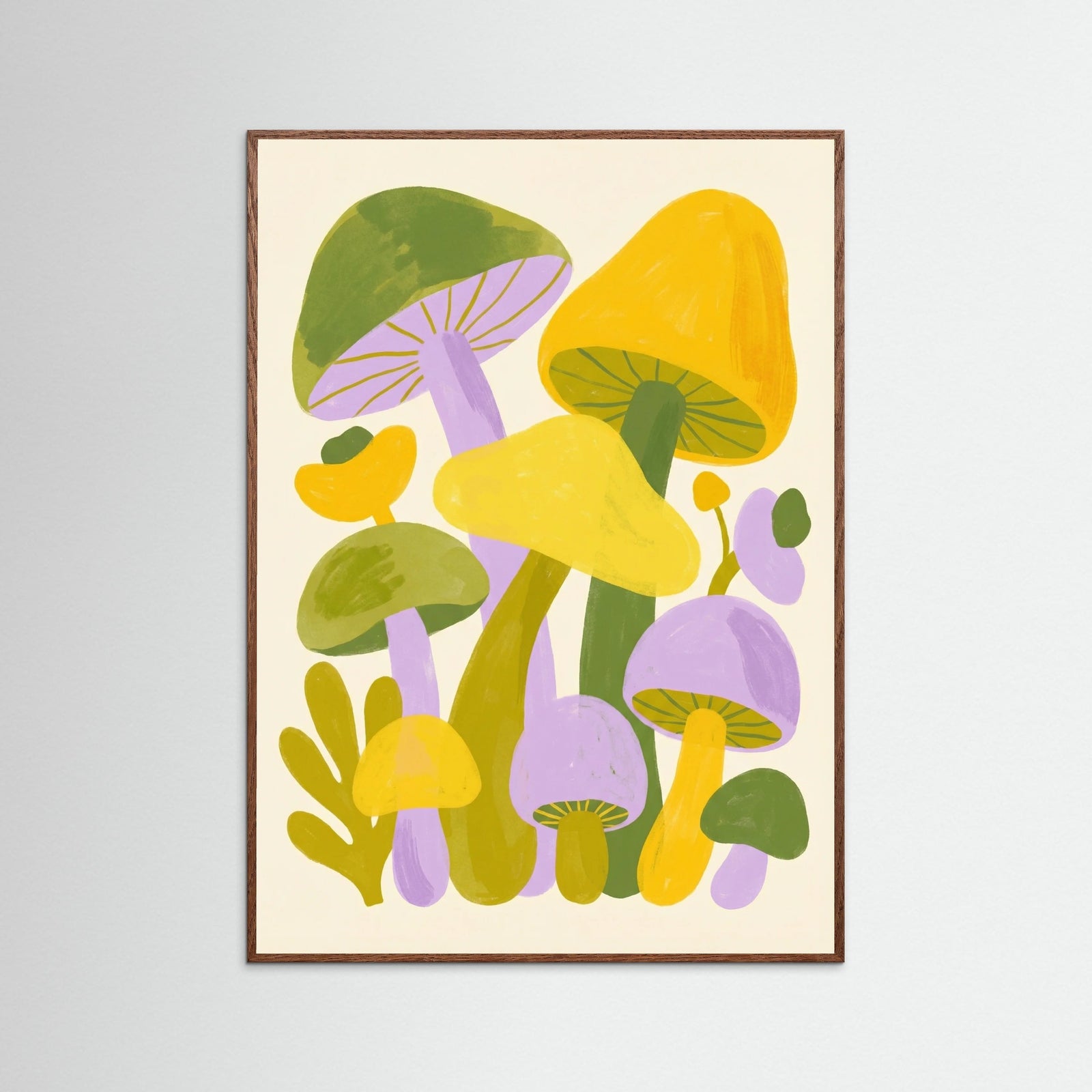 Oak Dark Playful Pansies