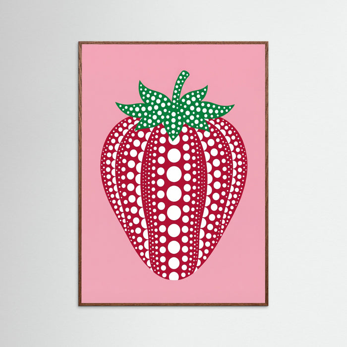 Oak Dark Polka Pumpkin Art