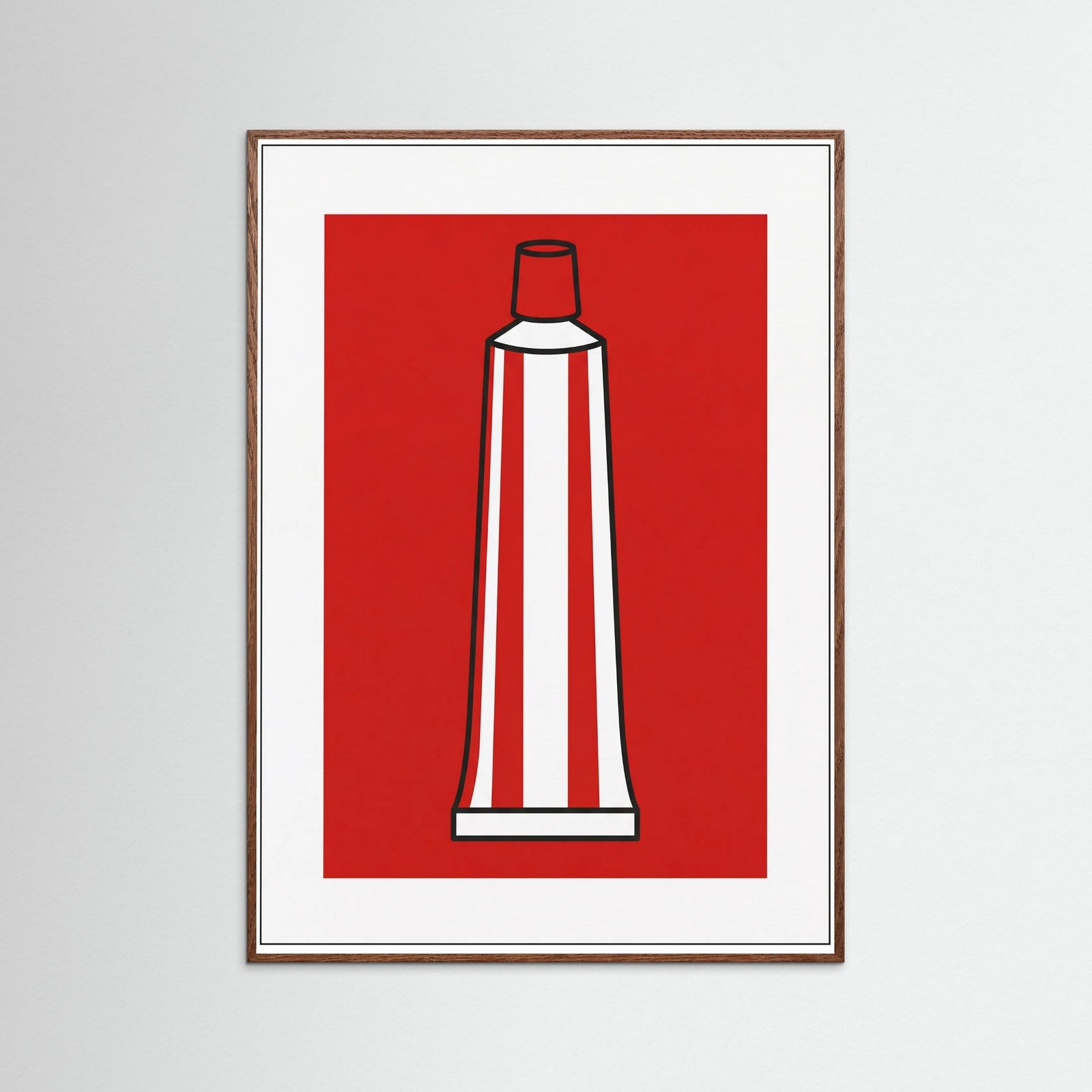 Oak Dark Pop Art Statement