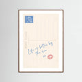 Postcard Life Is Better Poster – plakat og kunsttryk