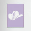 Plakat Purple Cowboy Hat – plakat i druk artystyczny