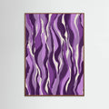 Purple Flame Waves Poster – plakat og kunsttryk