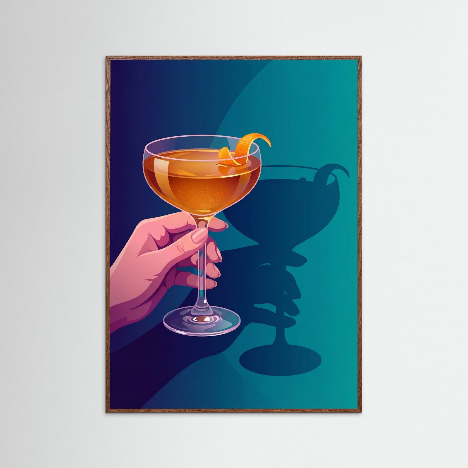 Oak Dark Purple Pour