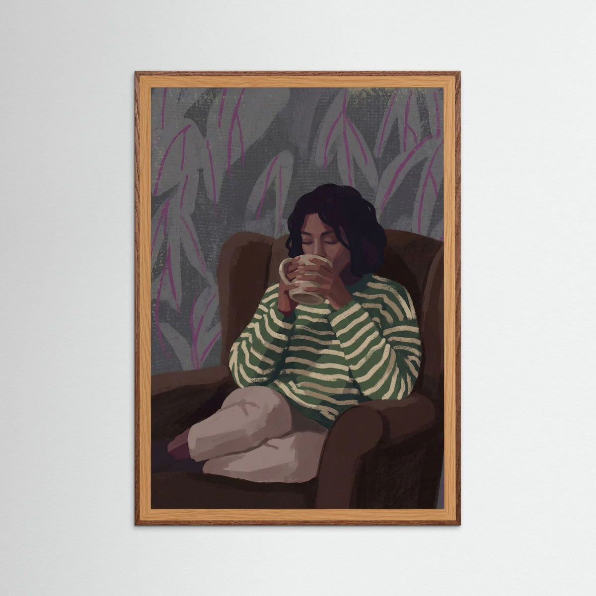 Oak Dark Quiet Contemplation