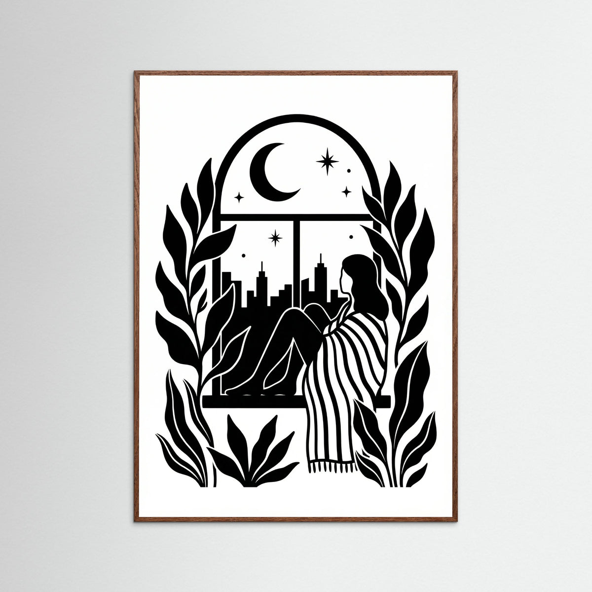 Oak Dark Quiet Contemplation