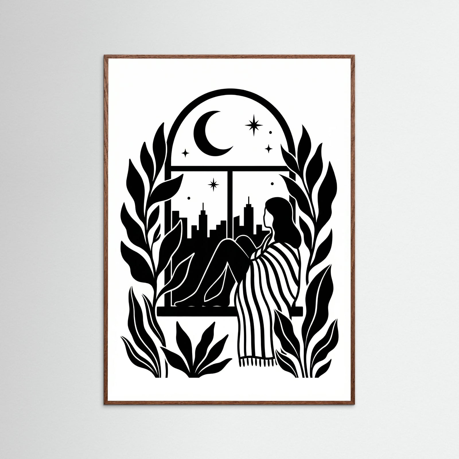 Oak Dark Quiet Contemplation