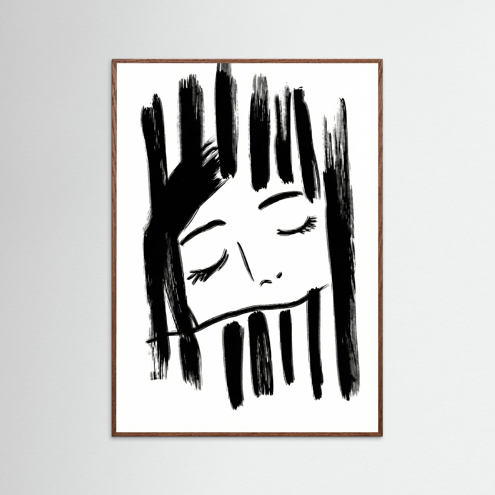 Oak Dark Quiet Reflection