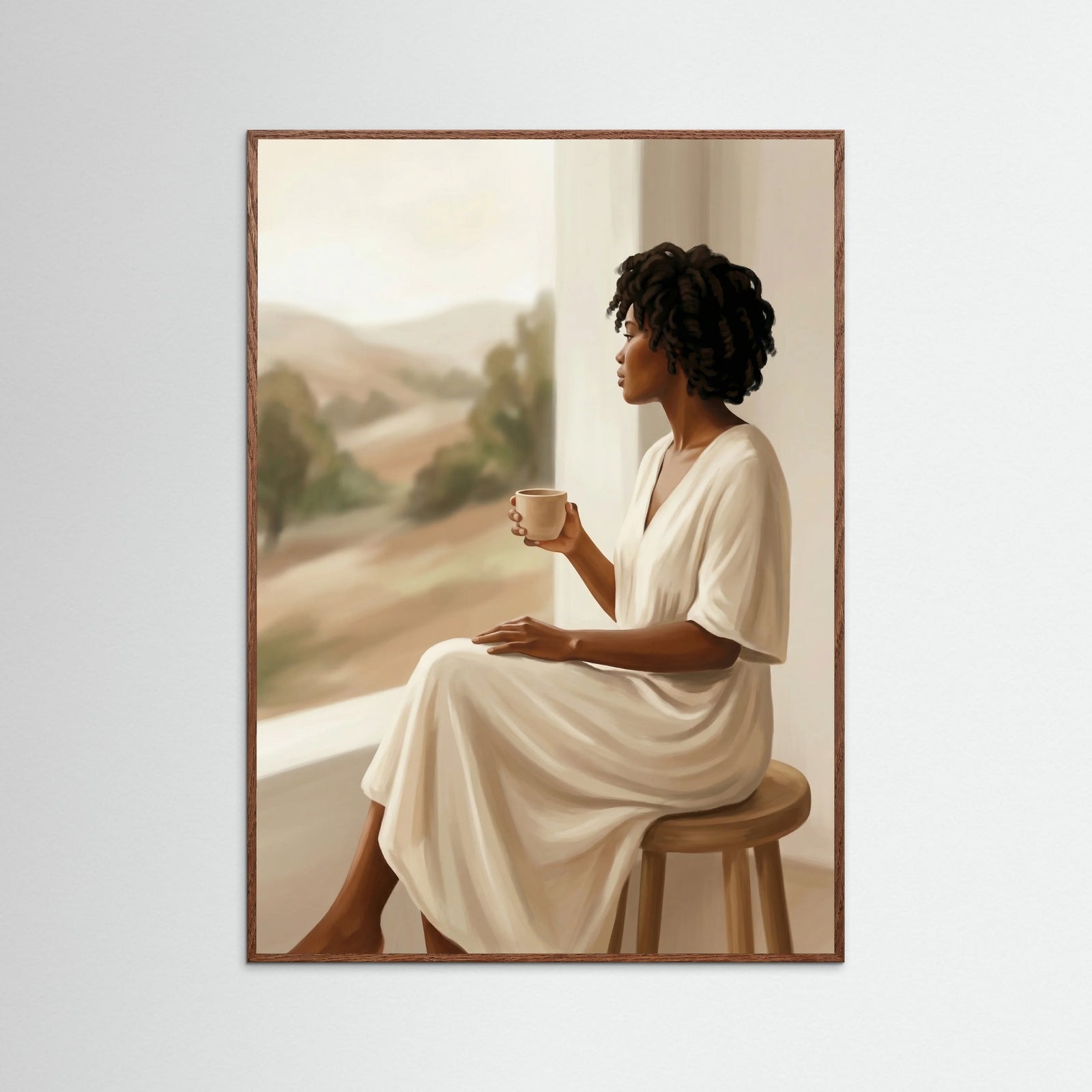 Oak Dark Quietude Reclined